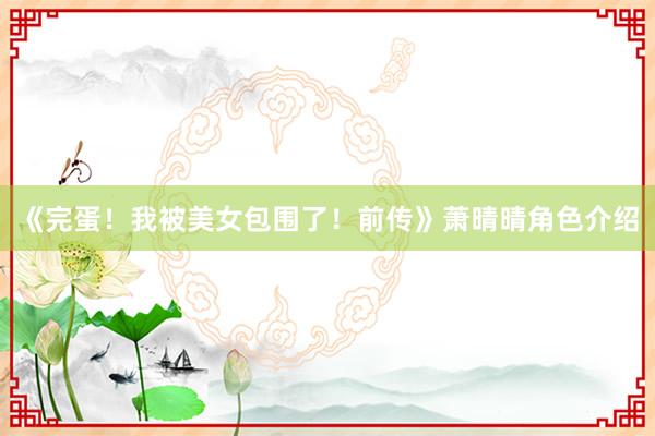 《完蛋！我被美女包围了！前传》萧晴晴角色介绍